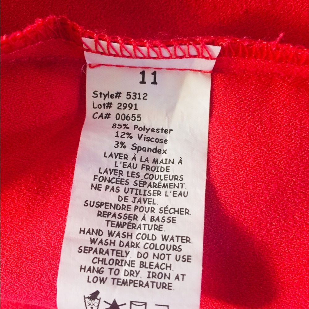 Reitmans red dress EUC - Picture 4 of 5